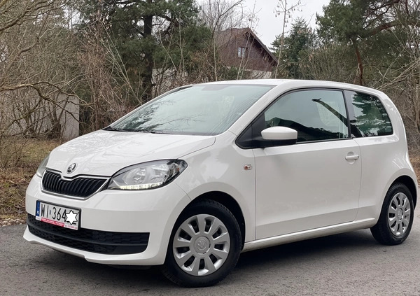 Skoda Citigo cena 18900 przebieg: 253600, rok produkcji 2018 z Józefów małe 154